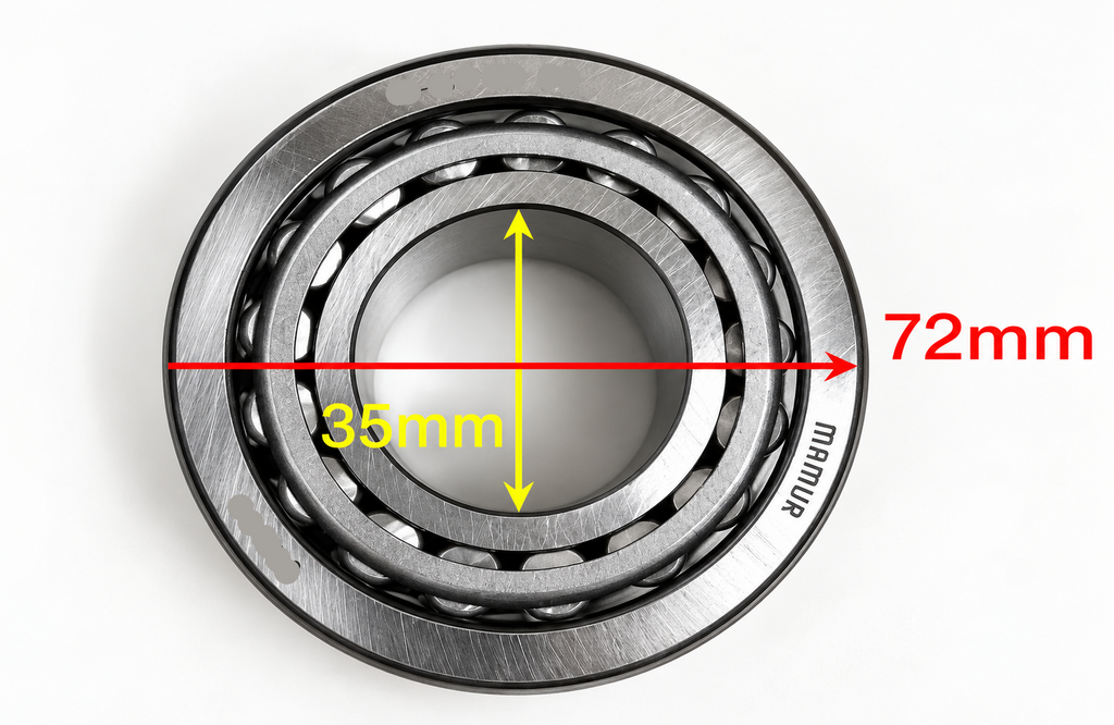 Front Axle Hub Outer Bearing for ISUZU NKR, QKR, NPR / JMC 1040, 1050, 1060, N720, N800